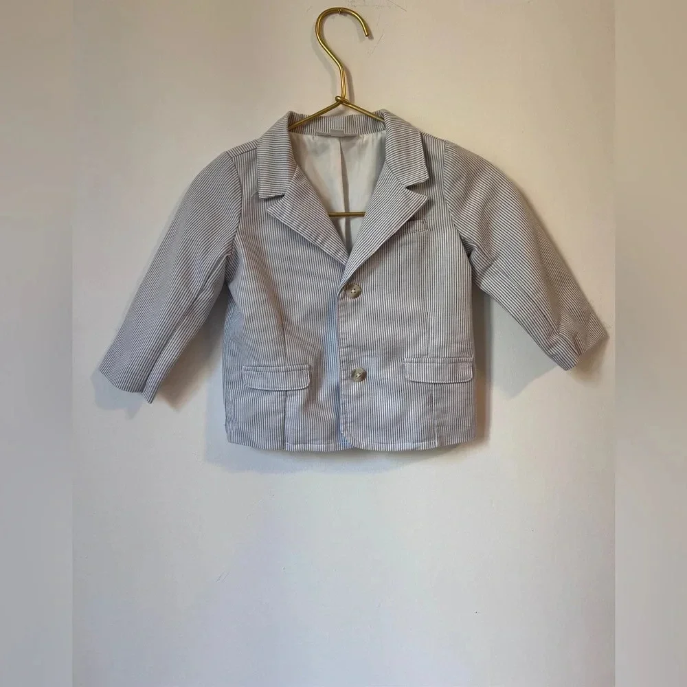 Baby Boy Striped Miniclasix Blazer Size 9 months